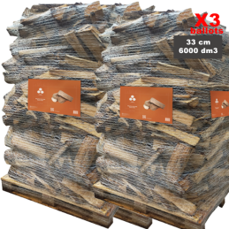3 Palettes de Bûches de...