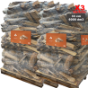 3 Palettes de Bûches de Bois (33 cm) ballot de 6000 dm3