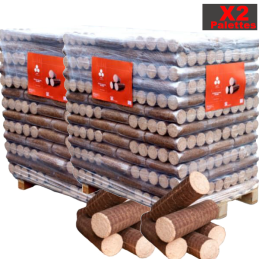 Bûches de bois densifié...