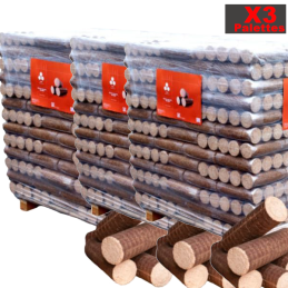 Bûches de bois densifié...