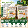 2 Palettes de Granulés de Bois Moulin Bois Énergie (130 sacs)