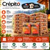 2 Palettes de Granulés de Bois Crépito (144 sacs)