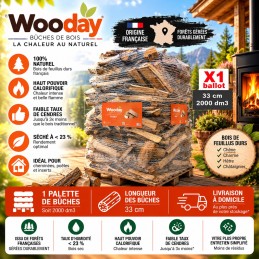 1 Palette de Bûche de Bois...